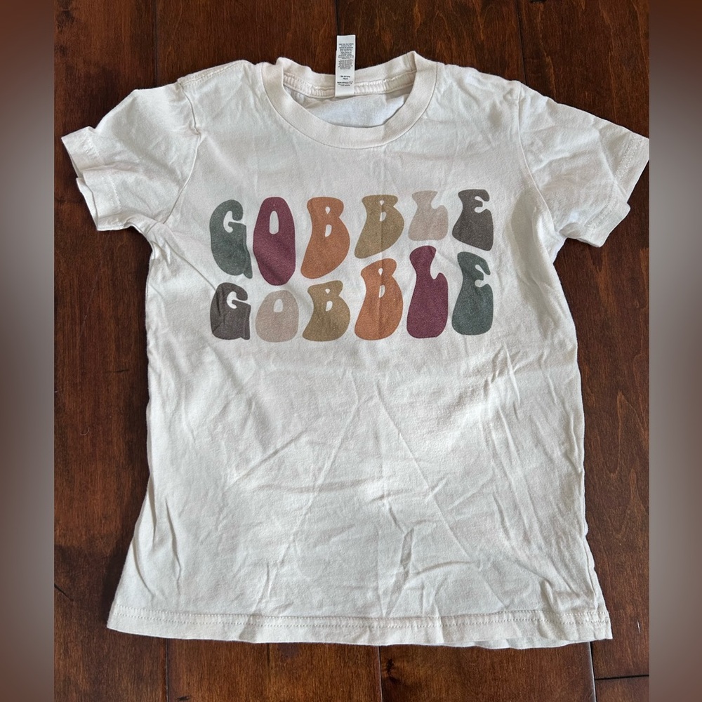 Gobble Gobble size S 6/8 T-shirt